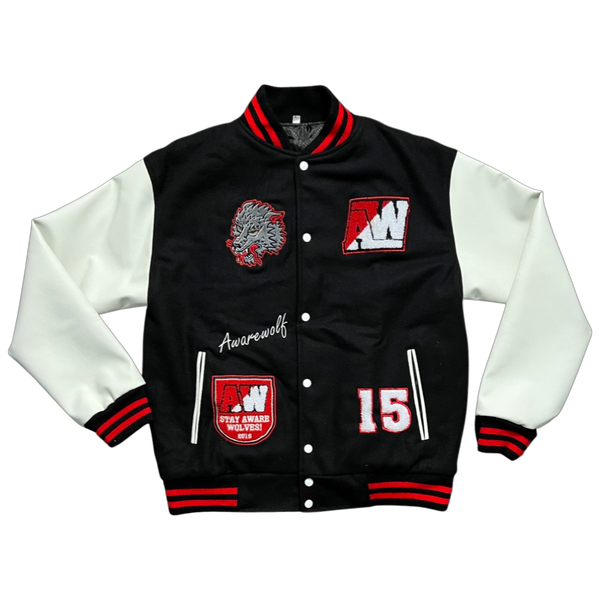 Awarewolf Varsity Jacket - Awarewolf Apparel
