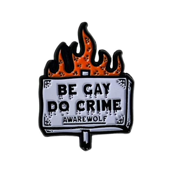 Crime Pin - Awarewolf Apparel