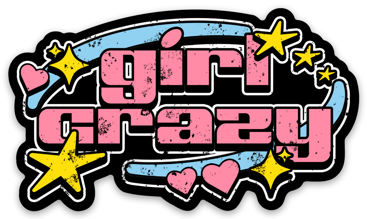 Crazy Sticker – Awarewolf Apparel