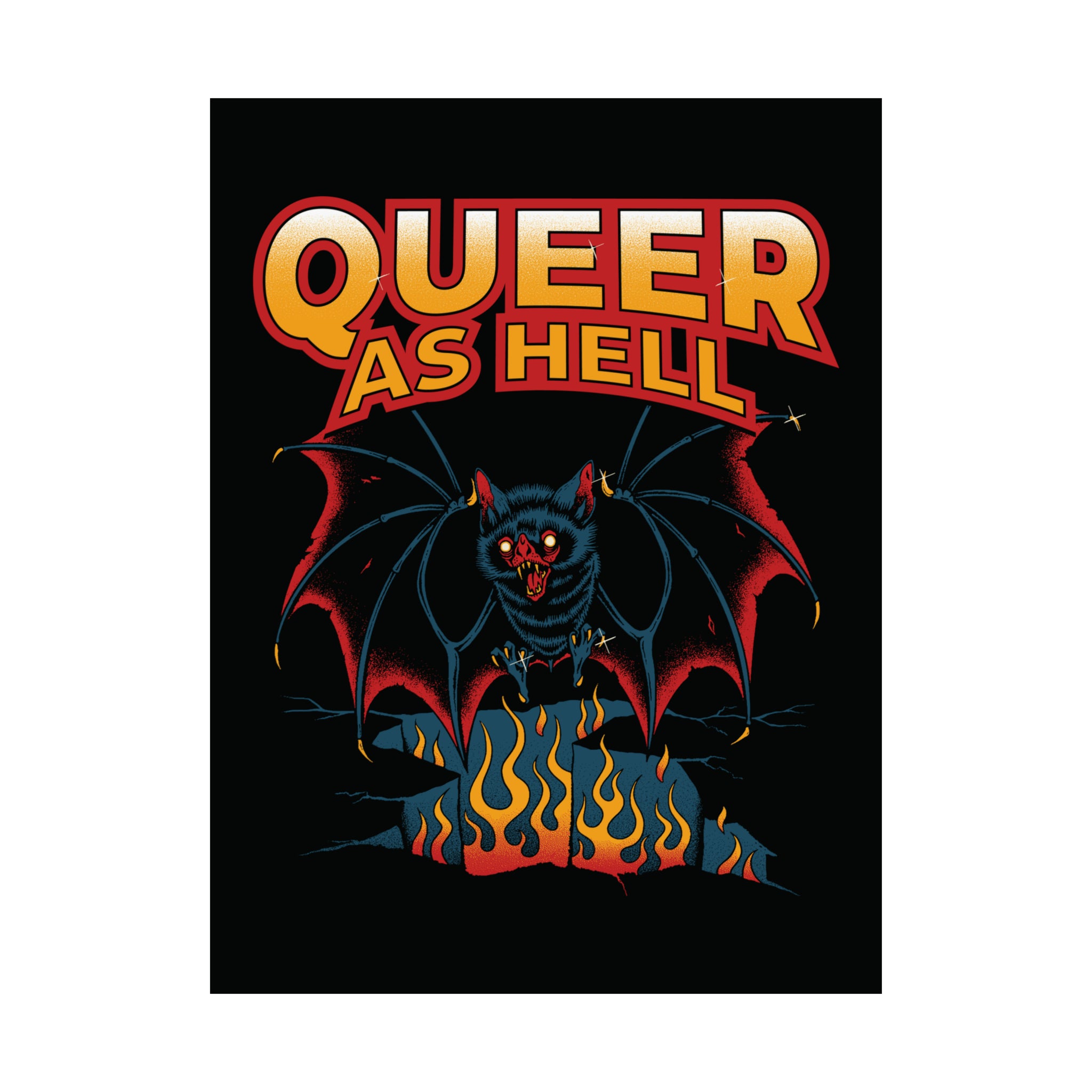 Queer As Hell Poster