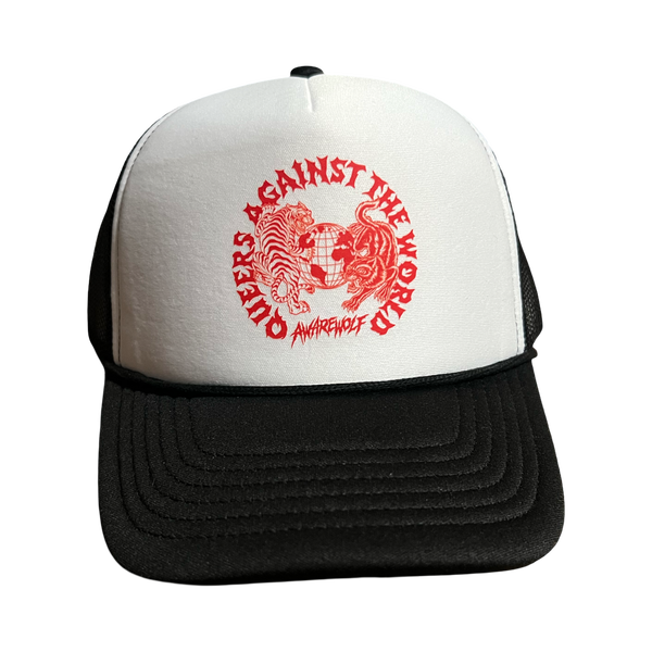 Against The World Trucker Hat