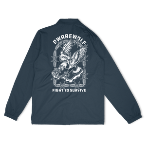 Fight To Survive Coach Jacket - Awarewolf Apparel