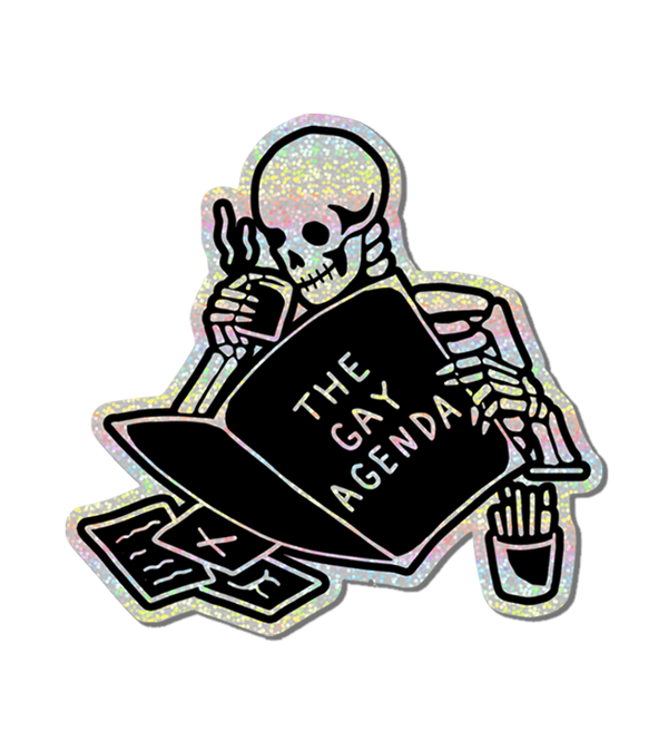 Agenda Sticker - Awarewolf Apparel