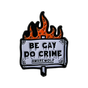 Crime Pin - Awarewolf Apparel