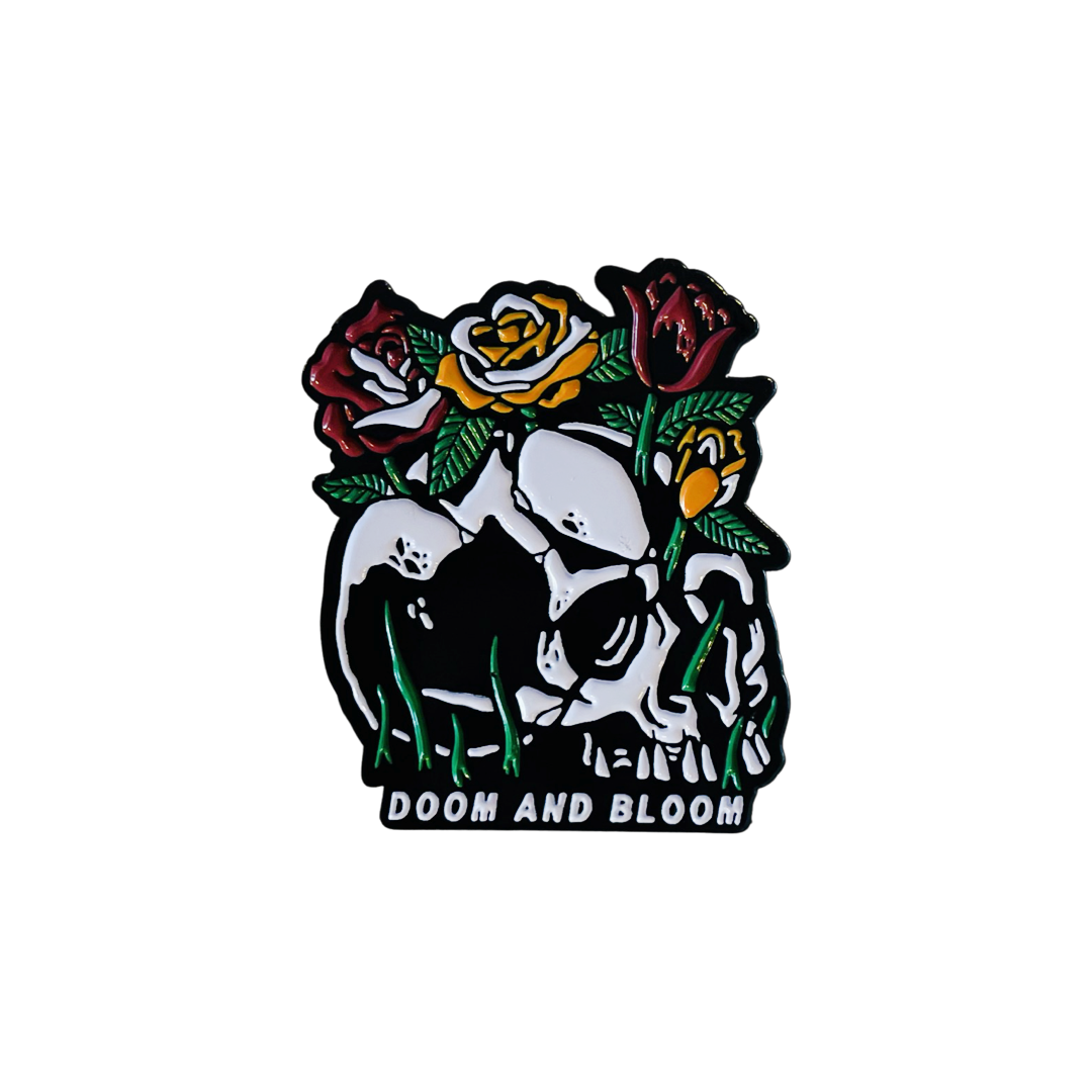 Doom & Bloom Pin - Awarewolf Apparel