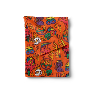Hell Plush Blanket - Awarewolf Apparel