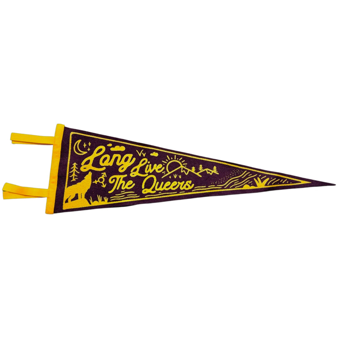 Long Live The Queers Pennant - Awarewolf Apparel