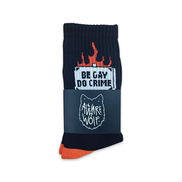 Crime Socks - Awarewolf Apparel