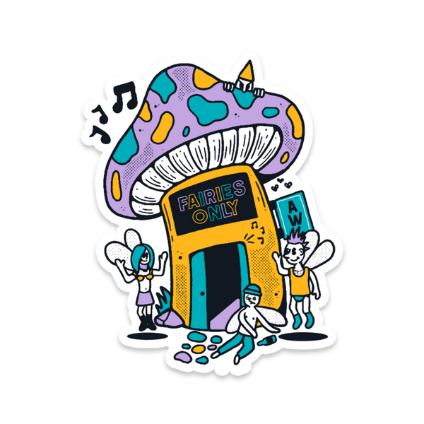 Fairies Sticker - Awarewolf Apparel