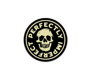 Perfectly Imperfect Sticker - Awarewolf Apparel