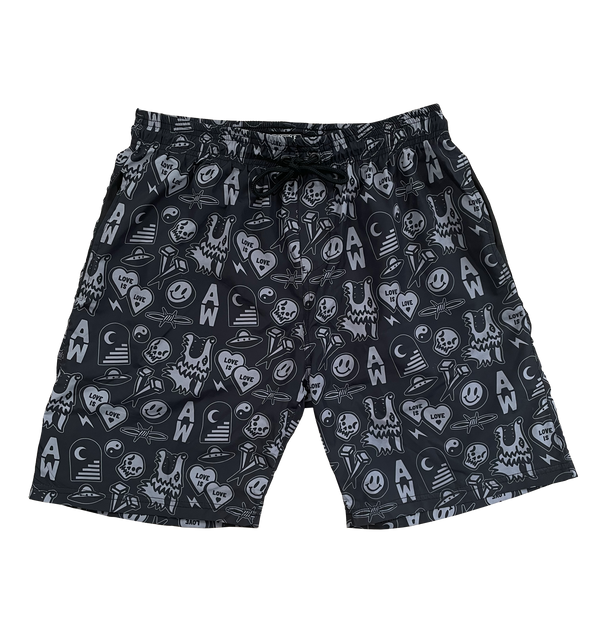 Love Is Love Swim Shorts - Awarewolf Apparel