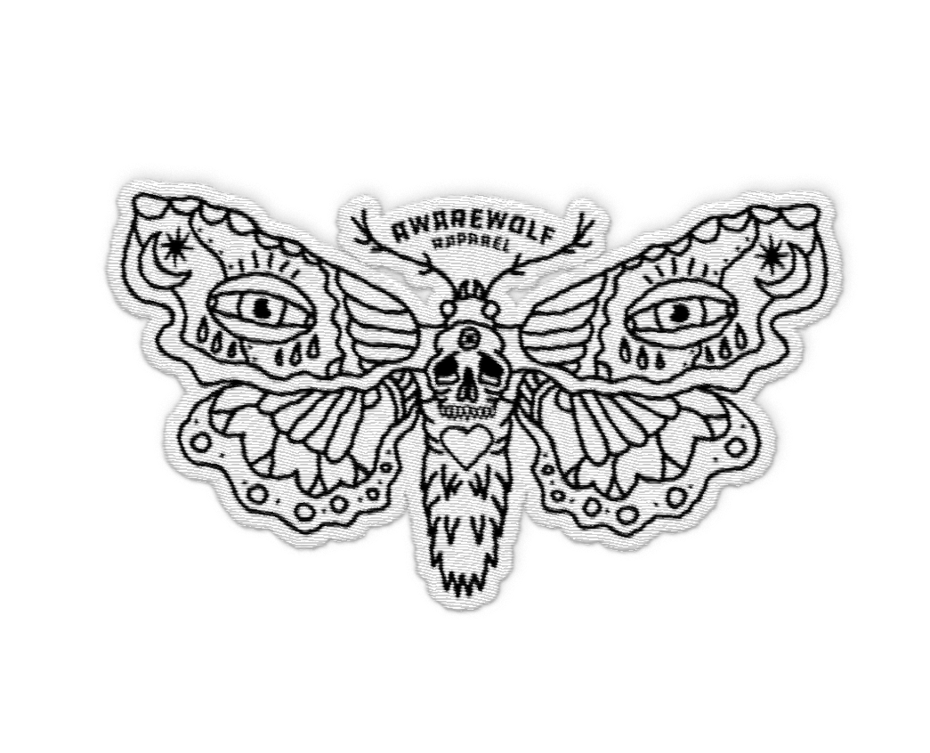 Death Moth Patch - Awarewolf Apparel